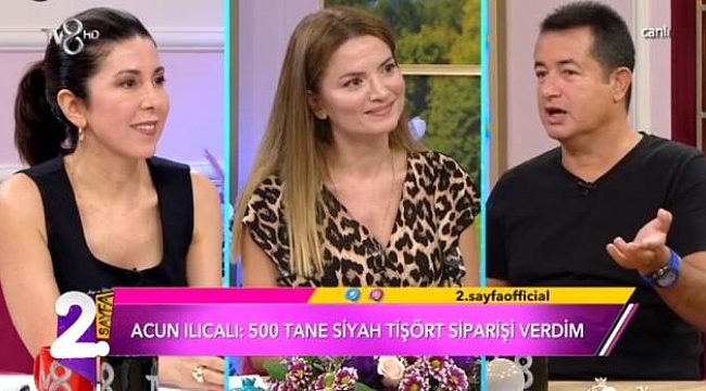 Acun Ilıcalı canlı yayında itiraf etti! &quot;500 tane sipariş ettim&quot;