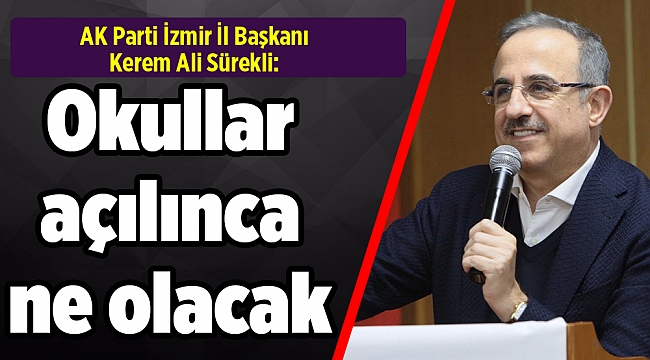 AK Parti İl Başkanı Sürekli'den trafik çıkışı: Okullar açılınca ne olacak?