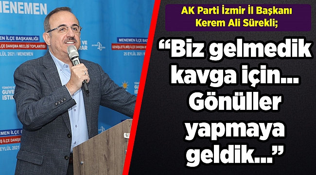 AK Partili Sürekli: Ödemiş&#039;te emaneti geri alacağız