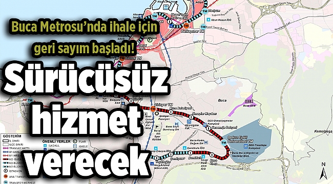 Buca Metrosu’nda ihale için geri sayım başladı