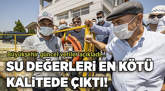 Büyükşehir Gediz'deki kirliliğin güncel verilerini aldı