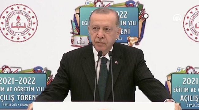 Cumhurbaşkanı Erdoğan'dan yüz yüze eğitim açıklaması: Devam ettirmekte kararlıyız