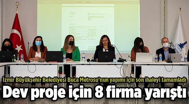 Dev proje için 8 firma yarıştı