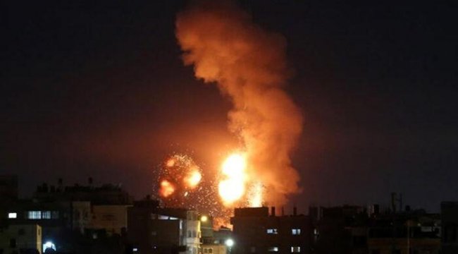 İsrail&#039;den Gazze&#039;ye hava saldırısı
