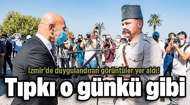 İzmir’de duygulandıran görüntüler