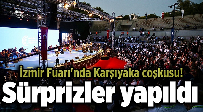 İzmir Fuarı'nda Karşıyaka coşkusu