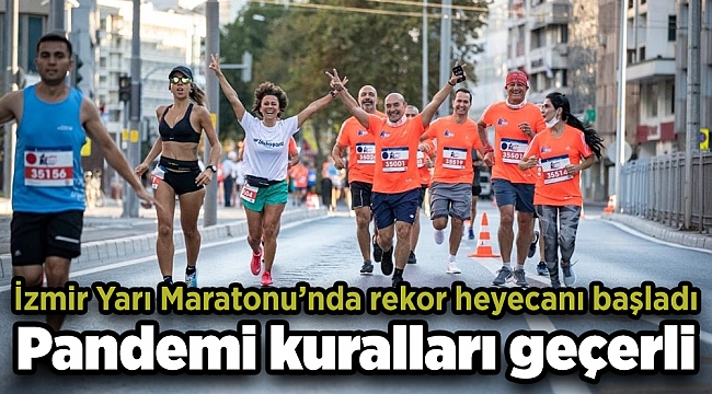 İzmir Yarı Maratonu’nda rekor heyecanı