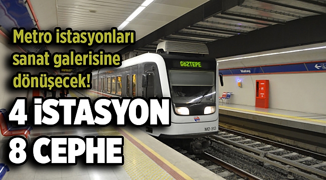 Metro istasyonları sanat galerisine dönüşecek