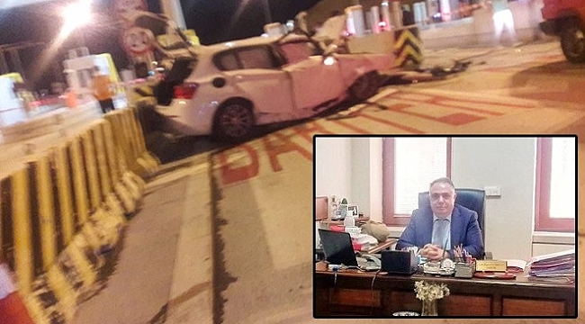 Otoyol gişesinde feci kaza: İzmir Hakimi olay yerinde can verdi
