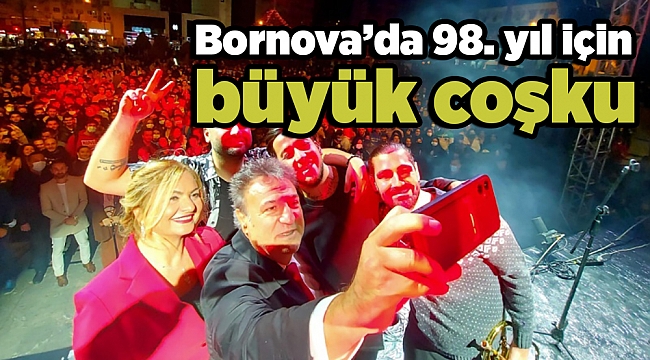 Bornova’da 98. yıl için büyük coşku
