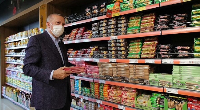 Erdoğan alışveriş arabalarını kaç paraya doldurdu?