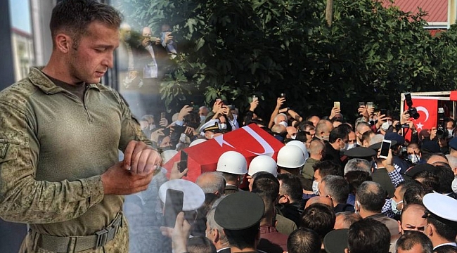 Fırat Kalkanı şehidine gözyaşlarıyla veda