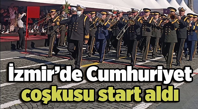 İzmir’de Cumhuriyet coşkusu