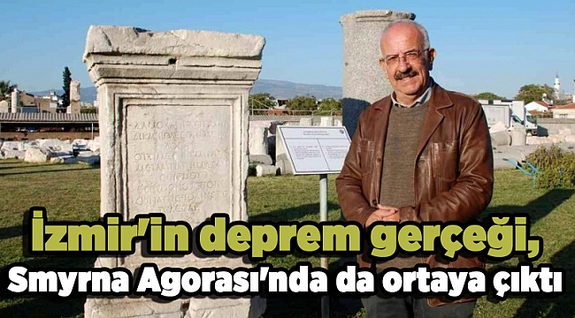 İzmir'in deprem gerçeği, Smyrna Agorası'nda da ortaya çıktı
