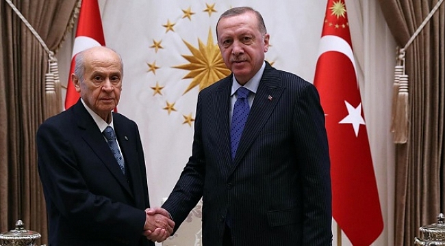 Kabine öncesi Erdoğan ile Bahçeli arasında kritik görüşme