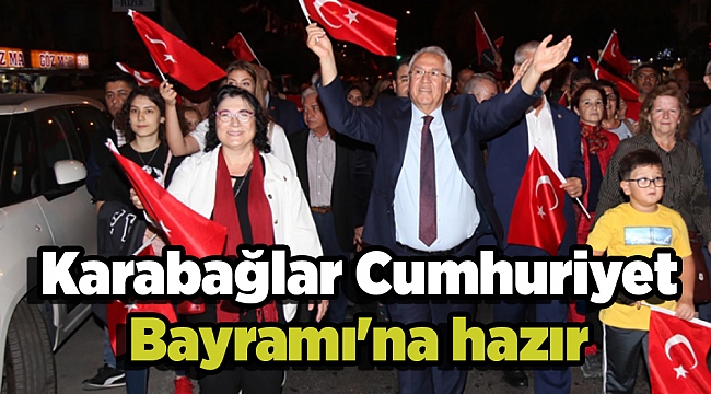 Karabağlar Cumhuriyet Bayramı'na hazır
