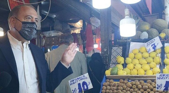 Pazar, cayır cayır yanıyor