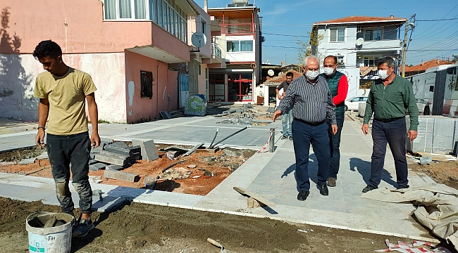 Başkan Selvitopu çalışmaları yerinde denetledi