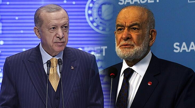 Cumhurbaşkanı Erdoğan ile Karamollaoğlu görüşmesi başladı