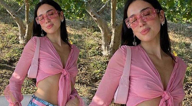 Dua Lipa cesur tercihiyle nefes kesti