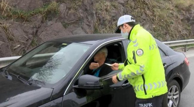 Emniyet şeridinde yakalandı 'her gün kullanıyorum' dedi