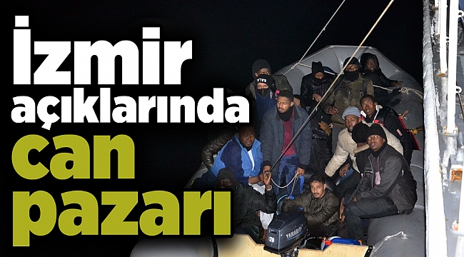 İzmir açıklarında can pazarı
