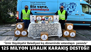​İzmir Büyükşehir Belediyesi’nden 125 milyon liralık kara kış desteği
