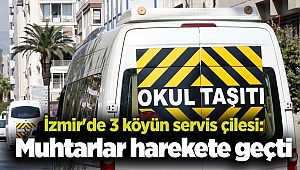İzmir'de 3 köyün servis çilesi: Muhtarlar harekete geçti