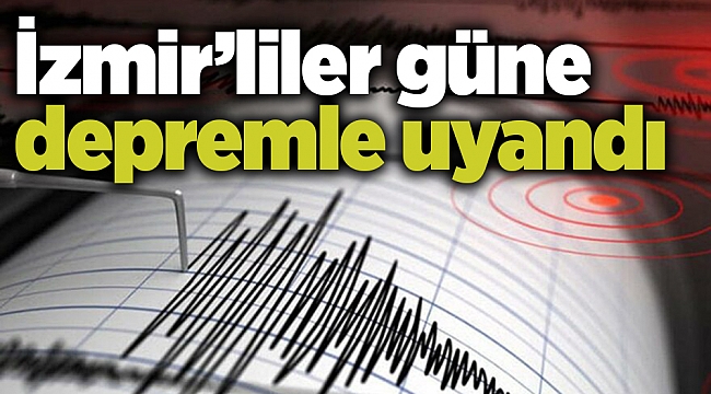 İzmir’de peş peşe korkutan iki deprem