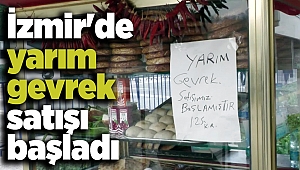 İzmir'de yarım gevrek satışı başladı
