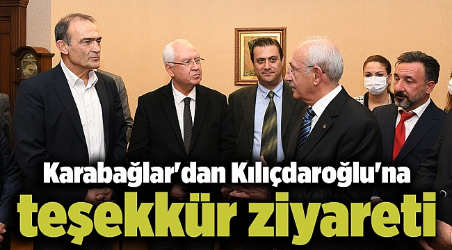 Karabağlar'dan Kılıçdaroğlu'na teşekkür ziyareti