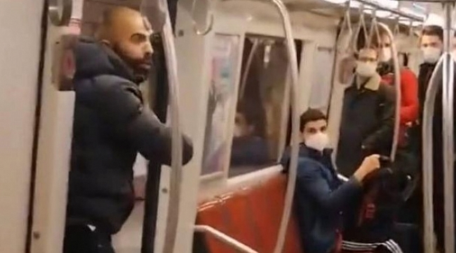 Metroda kadınları bıçakla tehdit eden saldırgan yakalandı