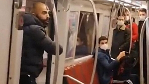 Metroda kadınları bıçakla tehdit eden saldırgan yakalandı