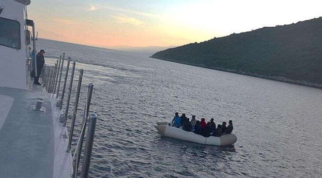 Muğla'da 57 düzensiz göçmen kurtarıldı