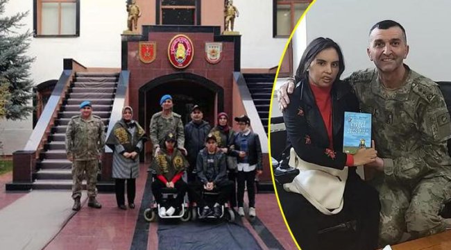 Serap öğretmen, 30 yıllık &#039;kışla ziyareti&#039; hayalini gerçekleştirdi