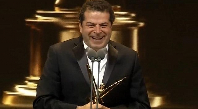 Altın Kelebek Ödülü’nü alan Cüneyt Özdemir: Öncelikle kestane balının diyarı Zonguldak’tan herkese merhaba