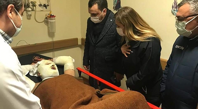 CHP heyeti, Kınık'ta patlama yerinde