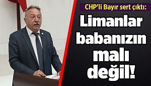 CHP'li Bayır sert çıktı: Limanlar babanızın malı değil!