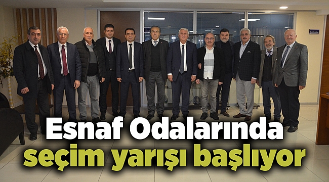Esnaf Odalarında seçim yarışı başlıyor
