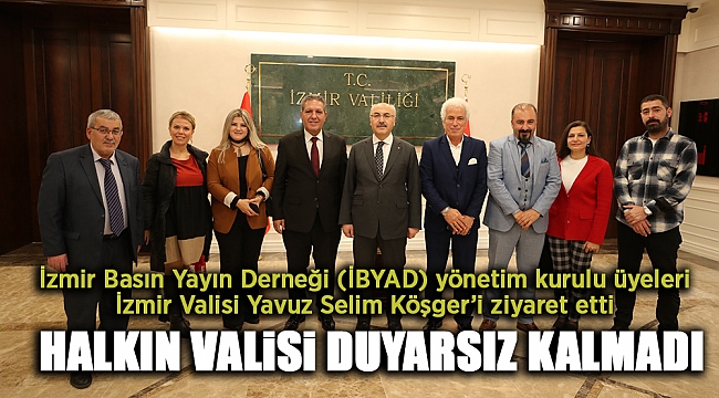 HALKIN VALİSİ DUYARSIZ KALMADI