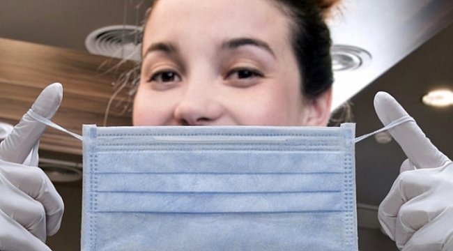 Koronavirüsü gösteren maske icat edildi!