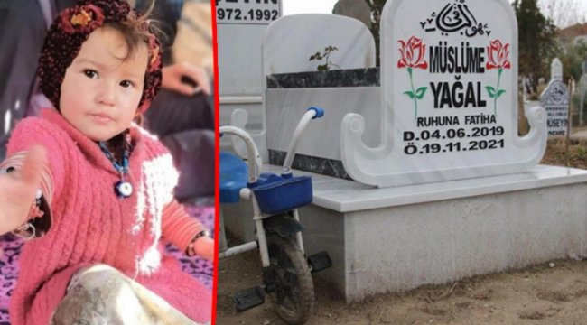 Küçük Müslüme’nin mezar taşı yürekleri dağladı