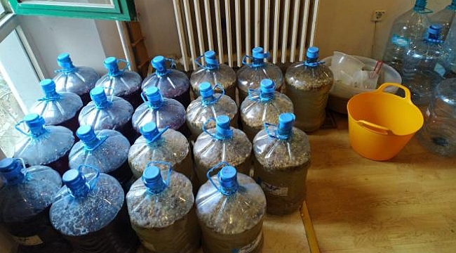 Muğla'da 1040 litre sahte içki ele geçirildi