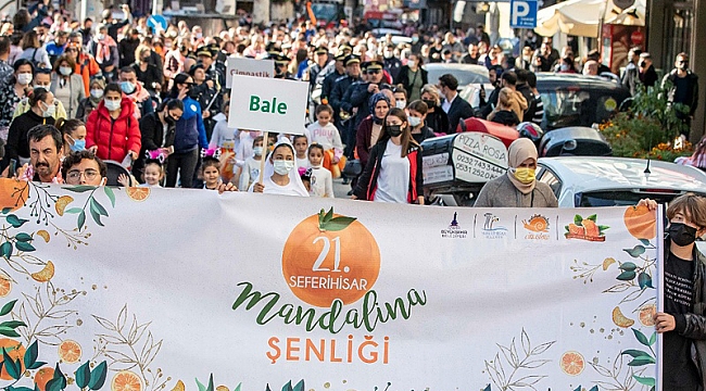 Seferihisar'da 'Turuncu Şenlik' başladı