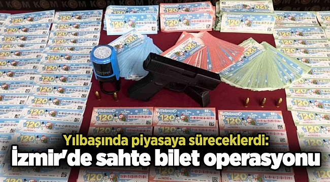 Yılbaşında piyasaya süreceklerdi: İzmir'de sahte bilet operasyonu