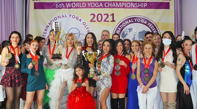 1. Türkiye Ulusal Yoga Olimpiyat Oyunları Şampiyonları Madalyalarını Aldı