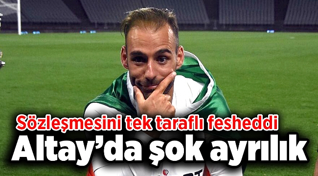 Altay’da şok ayrılık