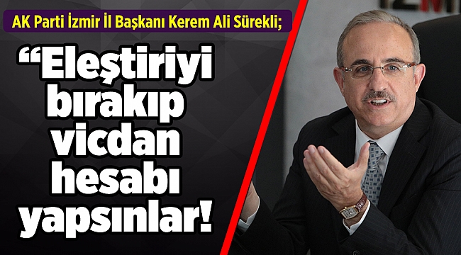 Başkan Sürekli’den sert çıkış…