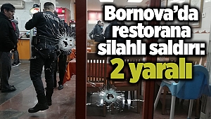 Bornova’da restorana silahlı saldırı: 2 yaralı