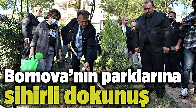 Bornova’nın parklarına sihirli dokunuş